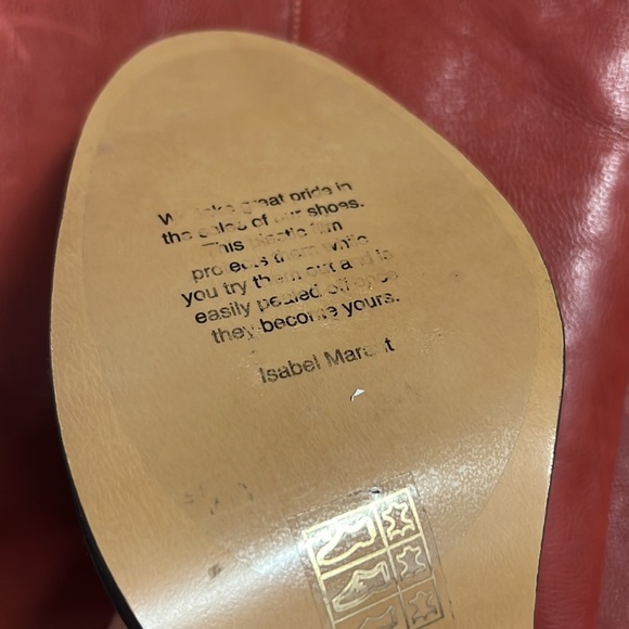 Isabel Marant LELIA LEATHER KNEE BOOTS US 8.5/Euro 39 - Picture 6 of 10